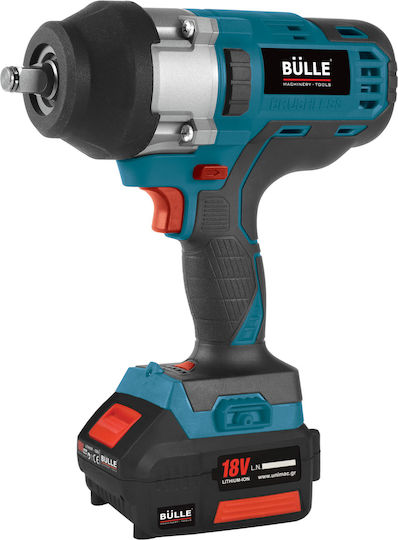 Bulle Brushless Impact Wrench Battery 18V 1x4Ah with Socket 1/2"