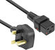 Act Type G (UK) - IEC C19 Cable 2m Black (AK5061)