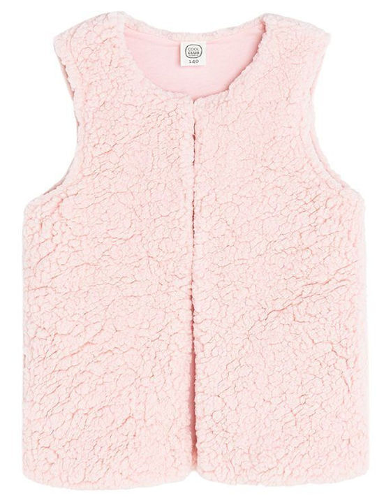 Vestă pentru copii Fleece Roz