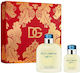 Dolce & Gabbana Pour Homme Damen Set mit Eau de Toilette 2Stück