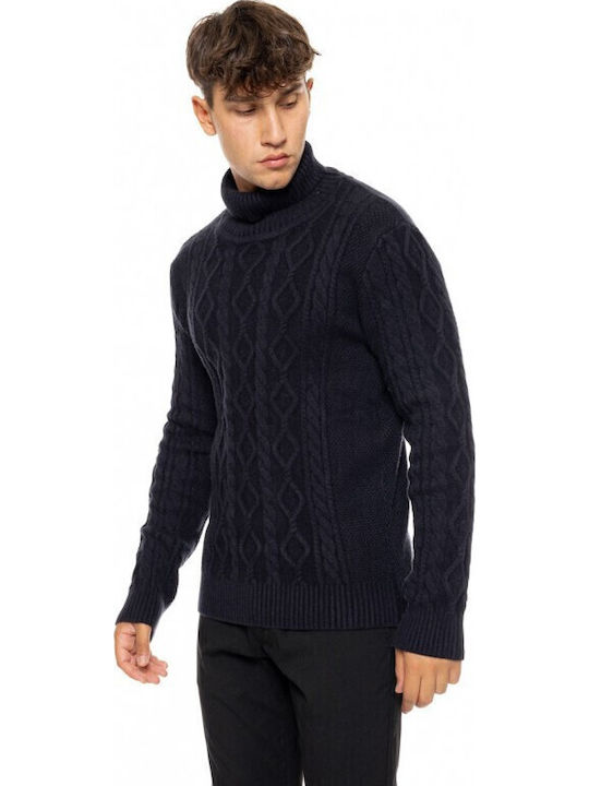 Biston Langarm-Pullover Marineblau