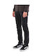 Men's Elastic Jeans Pants with Regular Fit Black