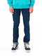 Herren Jeanshosen Elastisches Regular Fit Blau