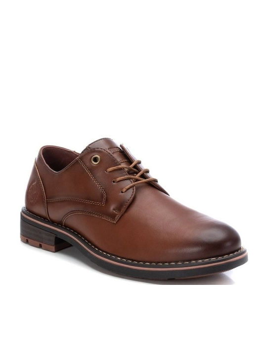 Xti Men's Leather Casual Shoes Brown