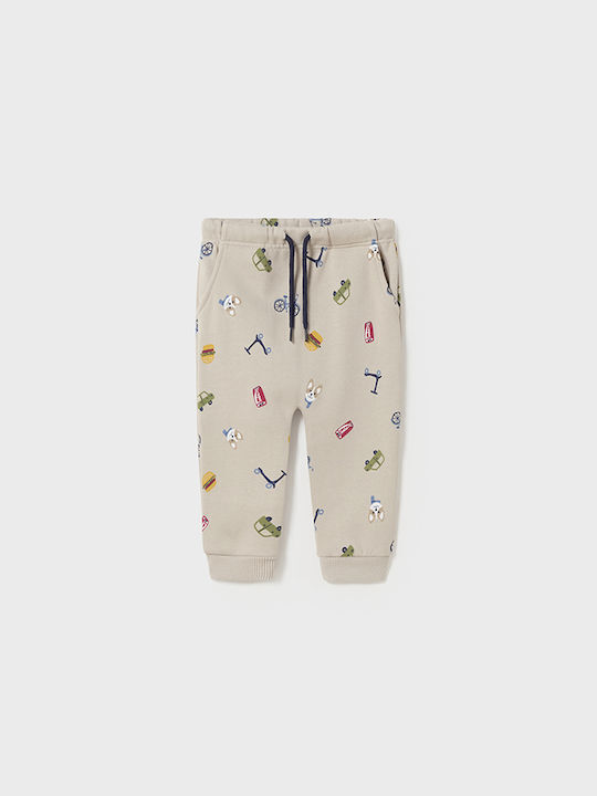 Mayoral Kids Sweatpants Ecru 1pcs