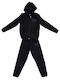 Kinder Sweatpants Set Mit Jacke Schwarz 2Stücke