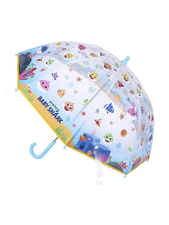 Children's rain umbrella transparent Baby Shark