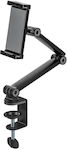 Neomounts Tablet Stand with Extension Arm Until 12,9" Black