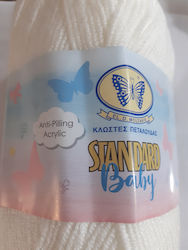 Πεταλούδα Standard Ακρυλικό Λευκό 250m 100gr