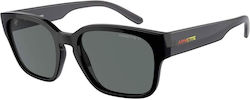Arnette Sunglasses Μαύρα with Acetate Frame & Black Lens Arnette Sunglasses Μαύρα with Acetate Frame & Black Lens