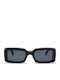 Chpo Unisex Sunglasses with Black Plastic Frame and Black Lens 16134FF