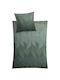 Kleine Wolke Duvet Cover Cotton Satin Single 135x200 Jamiro Green