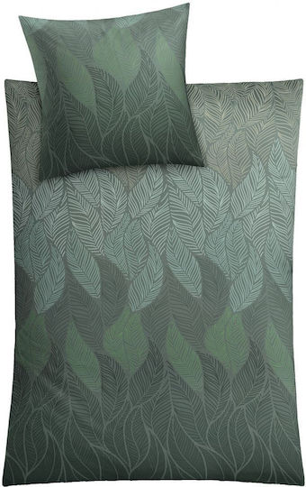 Kleine Wolke Duvet Cover Cotton Satin Single 135x200 Jamiro Green
