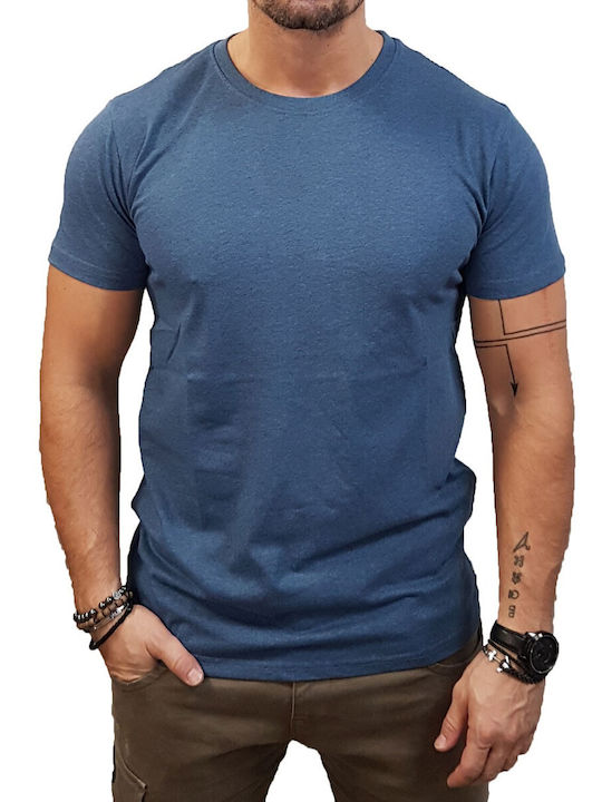 Marcus Ανδρικό T-shirt Κοντομάνικο Μπλε