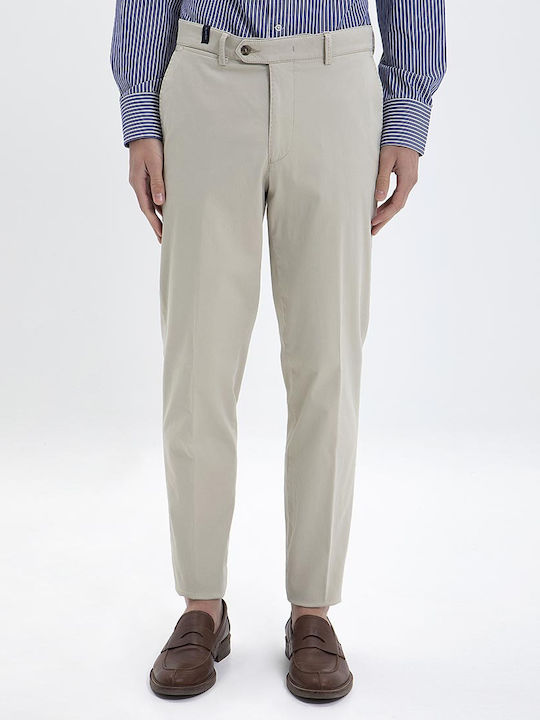 Kaiserhoff Men's Trousers Chino in Regular Fit Beige