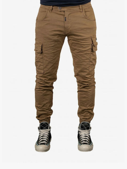 Profil Men's Cargo Trousers Brown