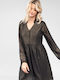 Robe Mabella Mini Σεμιζιέ Φόρεμα Μαύρο