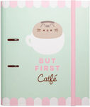 Pusheen Notebook with Elastic Light Blue