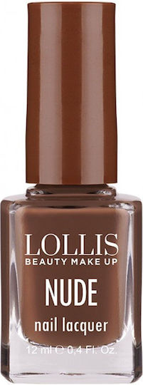 Lollis Beauty Make Up Glossy Βερνίκι Νυχιών Ροζ