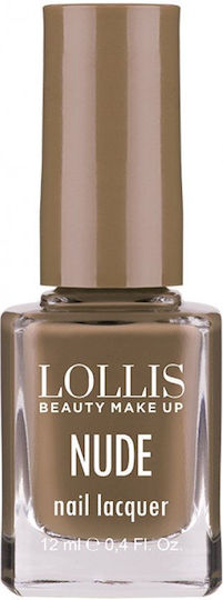 Lollis Beauty Make Up Glossy Βερνίκι Νυχιών Ροζ