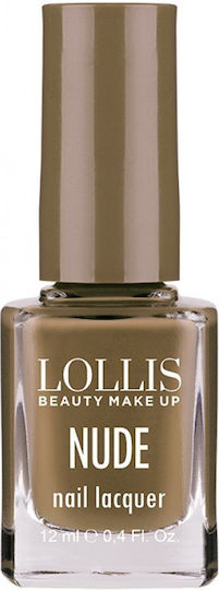 Lollis Beauty Make Up Glossy Βερνίκι Νυχιών Ροζ
