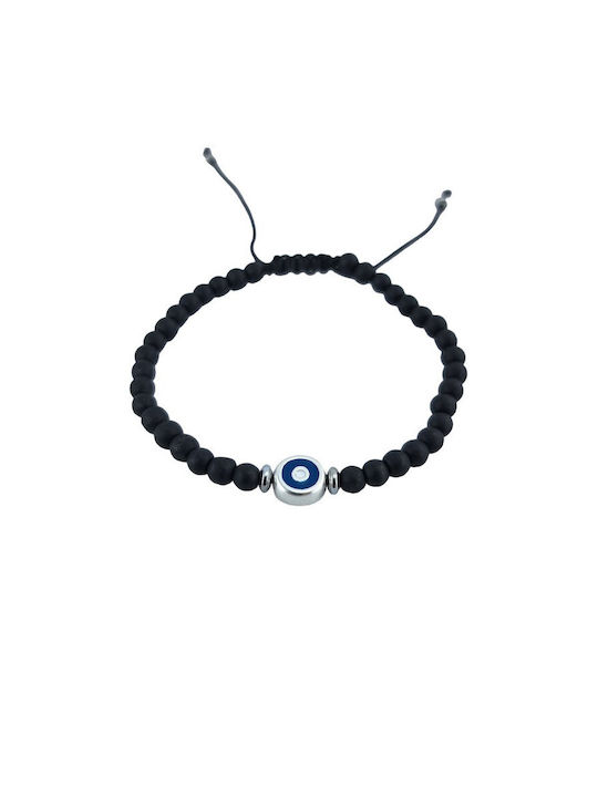 Herren Armband Makramee aus Stahl