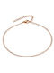 Bracelet Anklet Chain made of Steel Gold Plated