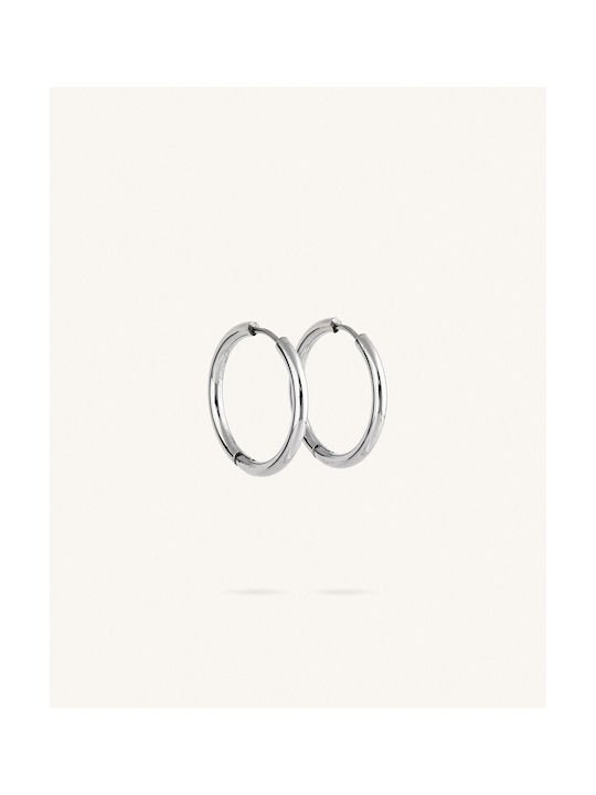 Earrings Hoops made of Steel