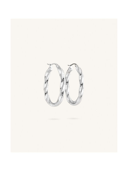 Earrings Hoops made of Steel