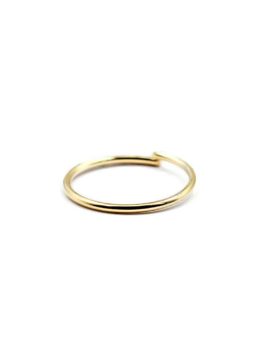 Nose Earring Hoop Gold Plated