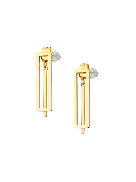 Earrings made of Steel Gold Plated