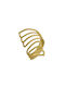 Women's Gold Plated Brass Ring