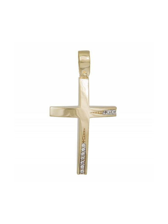 Damen Gold Kreuz 9K