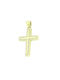 Gold Cross 14K Double Sided