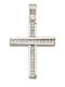 Al'Oro White Gold Cross 14K