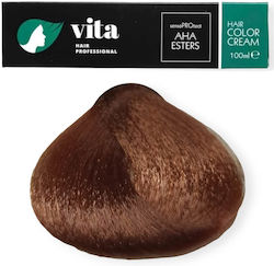 Vita Hair Professional Vita Βαφή Μαλλιών Ξανθό Σκούρο Κακάο 6.57 100ml