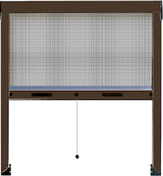 Screen Window Vertical Movement Brown from Fiberglass 150x180cm 180150B