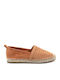 Women's Suede Espadrilles Tabac Brown