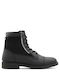 Leather Black Men's Boots