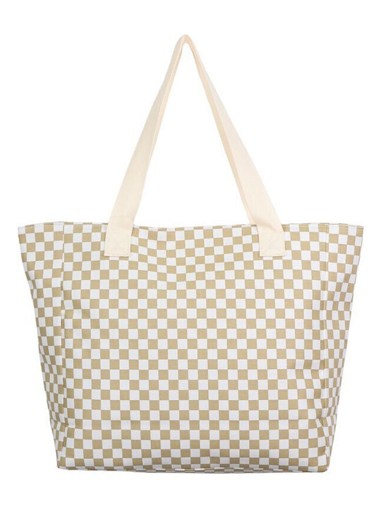 Aquablue Fabric Beach Bag Beige