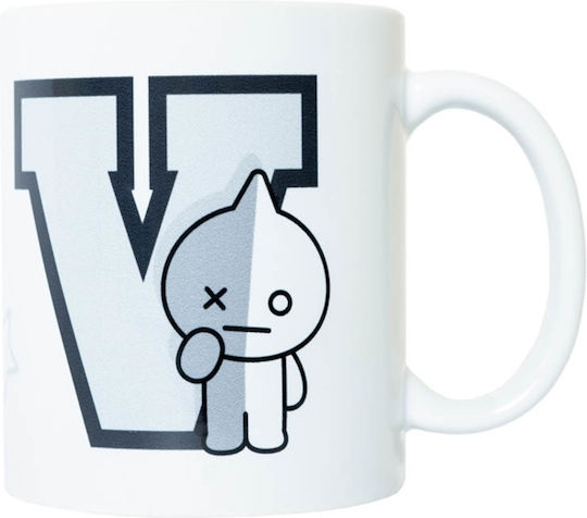 Line Friends Cană Ceramică Albă 300ml