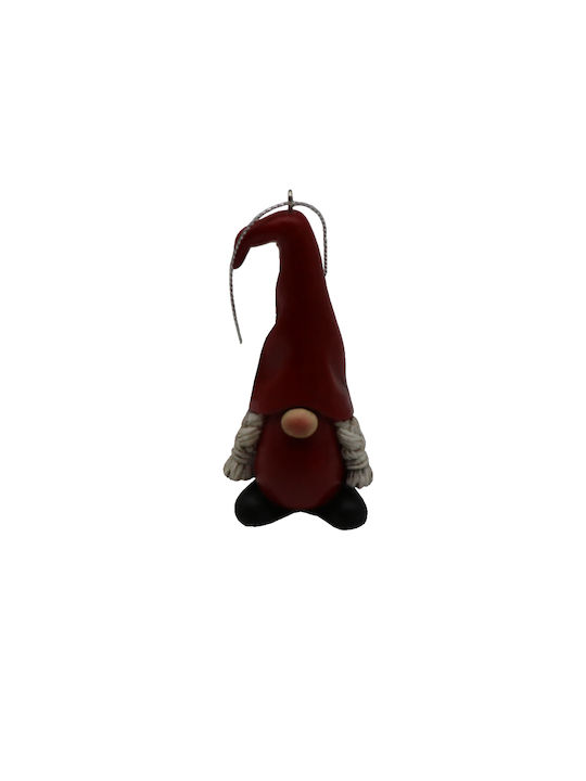Hanging Dwarf Ornament Polyresin Multicolour 4x4cm