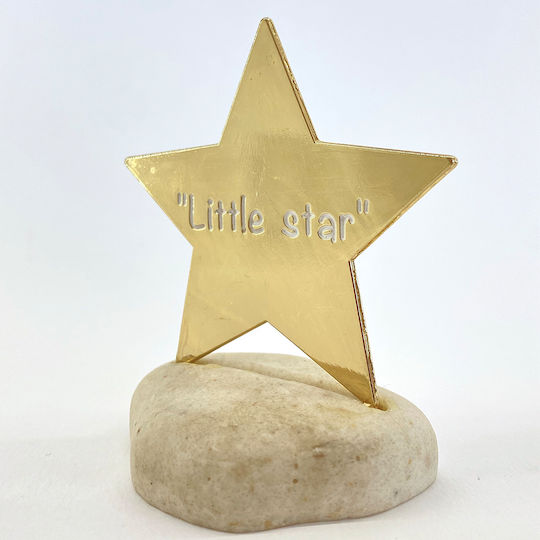 Riniotis Star Decorative Element for Wedding Favors Gold 1 Piece