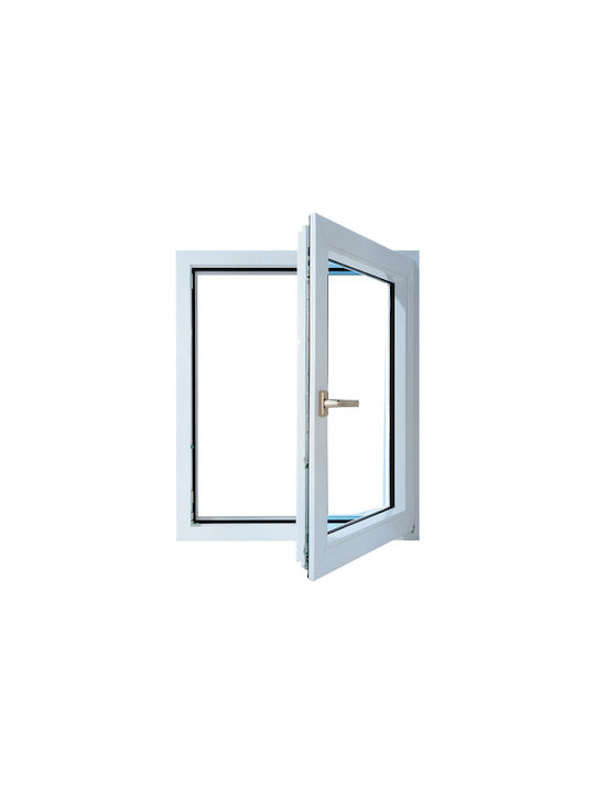 Elvial Deschidere Fereastra Aluminiu L80xH100cm