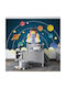 Caravelshop Geprägt Kinder Tapete Papier B250xH270cm