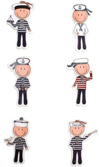 Glorex Wooden Decoration 6pcs