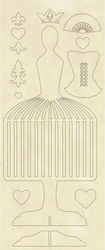 Stamperia Mannequin Wooden Decoration 1pcs