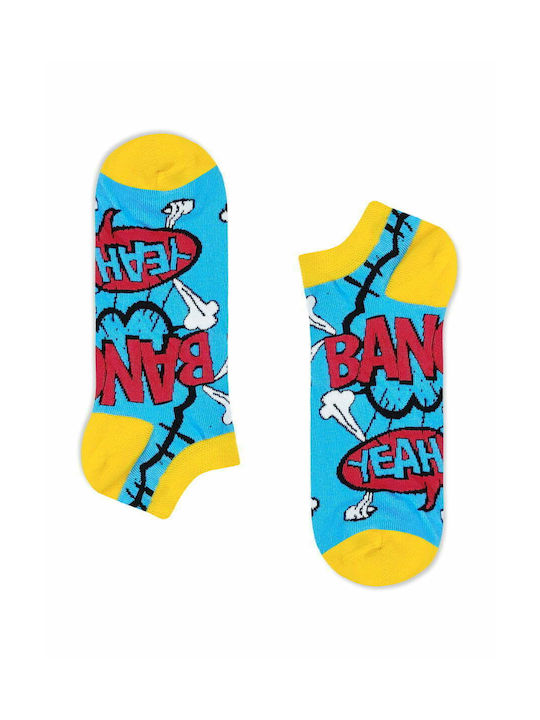 Axidwear Pop Art Socks Light Blue