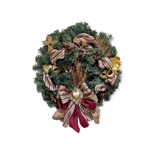 Christmas Decorative Wreath Battery Powered 45cm