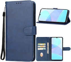 Leather Wallet Blue (Realme C51)